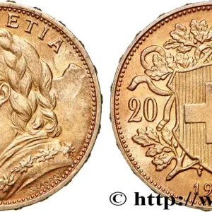 OR, PALLADIUM ET PLATINE INVESTISSEMENT 20 Francs "Vreneli" 1930 Berne fwo_757132 Monde Commande En Gros