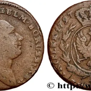 Expédition Rapide POLOGNE - PRUSSE MÉRIDIONALE 1 Grossus Frédéric-Guillaume II roi de Prusse 1797 Breslau fwo_757285 Monde