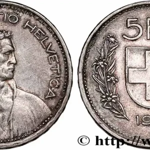 Nouveauté SUISSE 5 Francs Berger des alpes 1954 Berne fwo_758545 Monde