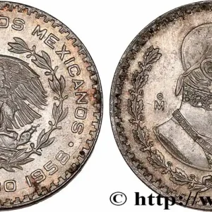 MEXIQUE 1 Peso Jose Morelos y Pavon 1958 Mexico fwo_760235 Monde Exclusif