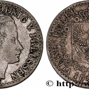 Exclusif ALLEMAGNE - PRUSSE 1/6 Thaler Frédéric-Guillaume III 1823 Berlin fwo_760256 Monde