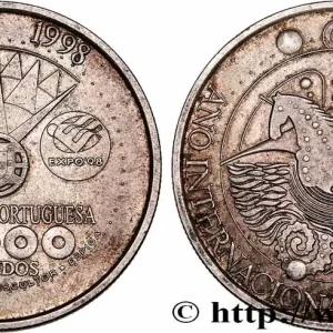 PORTUGAL 1000 Escudos Année Internationale des Océans - Expo ‘98 1998 fwo_760260 Monde Affaire À Saisir