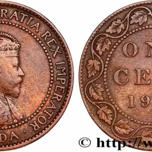 CANADA 1 Cent Edouard VII 1909 fwo_760317 Monde Pas Cher