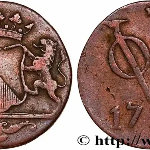 En Vogue INDES NEERLANDAISES 1 Duit armes d’Utrecht 1790 fwo_760326 Monde