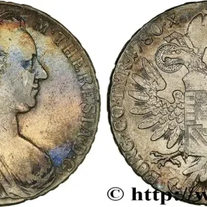 Usine Directe AUTRICHE 1 Thaler (REFRAPPE) Marie-Thérèse 1780 Vienne fwo_679943 Monde