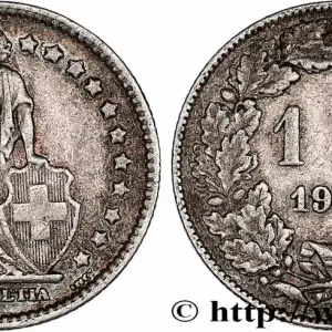 Premium SUISSE 1 Franc Helvetia 1914 Berne fwo_730641 Monde