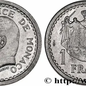 MONACO 1 Franc Louis II (1943) Paris fwo_736608 Monde Commander Maintenant