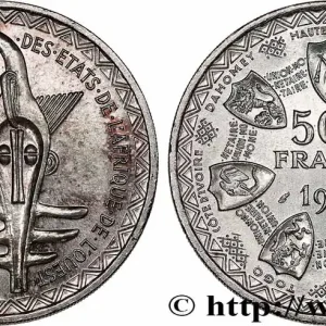 ÉTATS DE L'AFRIQUE DE L'OUEST (BCEAO) 500 Francs BCEAO 1972 Paris fwo_749088 Monde Must-Have
