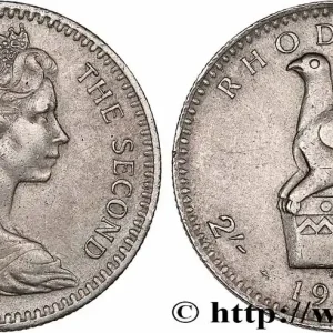 RHODÉSIE 2 1/2 Shillings (25 Cents) antilope des sables 1964 fwo_753619 Monde Satisfait Ou Remboursé