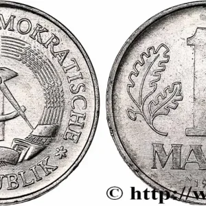 Vente Flash ALLEMAGNE RÉPUBLIQUE DÉMOCRATIQUE 1 Mark emblème de la RDA 1982 Berlin fwo_760957 Monde