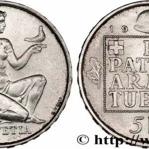 Super Prix SUISSE 5 Francs fond pour l’armement 1936 Berne fwo_761055 Monde