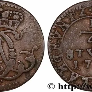 ALLEMAGNE - COLOGNE 1/4 Stuber Clément-Auguste de Bavière 1759 fwo_761164 Monde Bon Plan