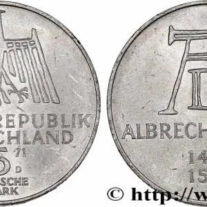 Promotion Saisonnière ALLEMAGNE 5 Mark Albrecht Dürer 1971 Munich fwo_761270 Monde