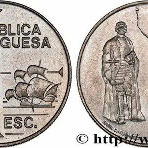 PORTUGAL 200 Escudos João Rodrigues Cabrilho, carte de l’Amérique du Nord 1992 Lisbonne fwo_690222 Monde Meilleur Choix