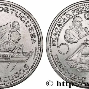 PORTUGAL 1000 Escudos frégate Fernando II e Gloria 1996 fwo_736060 Monde Expédié Aujourd’hui
