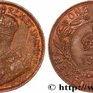 Meilleure Vente TERRE-NEUVE 1 Cent Georges V 1919 Ottawa fwo_758086 Monde