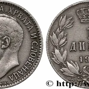 YOUGOSLAVIE 1 Dinar Alexandre Ier 1925 Poissy fwo_761320 Monde Livraison Gratuite