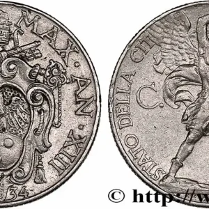 Achat Immédiat VATICAN ET ÉTATS PONTIFICAUX 50 Centesimi Pie XI an XIII 1934 Rome fwo_761369 Monde