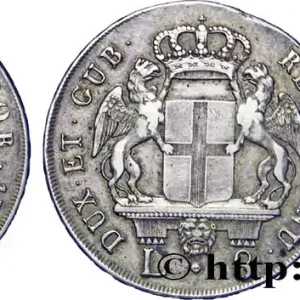 ITALIE - RÉPUBLIQUE DE GÊNES 8 Lire 1795 Gênes fwo_418659 Monde Dernier Modèle