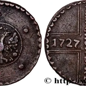 RUSSIE - CATHERINE Ire 5 Kopecks  1727 Krasny - Moscou fwo_724245 Monde Top Qualité