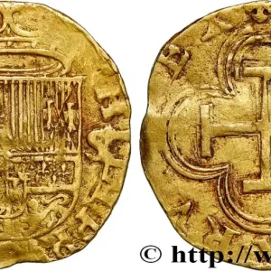 ESPAGNE - ROYAUME D'ESPAGNE - PHILIPPE II Escudo n.d. Séville fwo_746871 Monde En Vogue