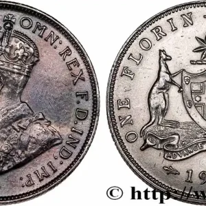 Offre Limitée AUSTRALIE - GEORGES V 1 Florin 1915 Heaton fwo_753722 Monde