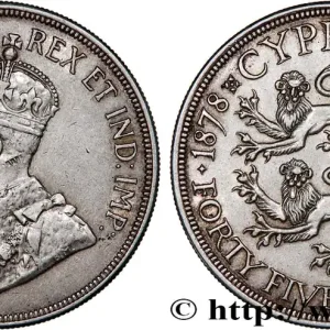 Bon Marché CHYPRE 45 Piastres Georges V 1928 fwo_760445 Monde