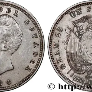 Offre Limitée ÉQUATEUR 1 Sucre Antonio Jose de Sucre 1884 Birmingham fwo_760454 Monde