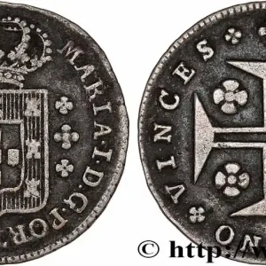 PORTUGAL - MARIE Ier 6 Vintens (120 Reis) n.d. Lisbonne fwo_732929 Monde Retour Gratuit