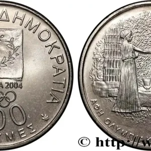 Prix Cassé GRÈCE 500 Drachmes Jeux Olympiques de 2004 torche olympique 2000fwo_518162 Monde