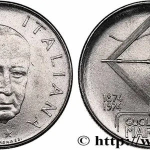 ITALIE 100 Lire 100e anniversaire de la naissance de Guglielmo Marconi 1974 Rome - R fwo_726983 Monde Prix Promo