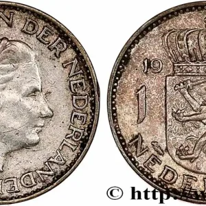 Commander Maintenant PAYS-BAS 1 Gulden Juliana 1958 fwo_754431 Monde