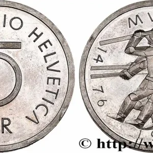 Offre Exclusive SUISSE 5 Francs Proof 500e anniversaire de la bataille de Murten 1976 Berne fwo_758164 Monde