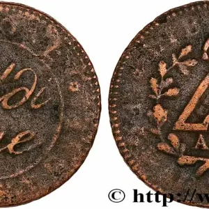 Achat Immédiat ITALIE - RÉPUBLIQUE PIÉMONTAISE 2 Soldi Piemont an 9 1801 fwo_758204 Monde