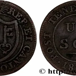 Promotion Saisonnière SUISSE - RÉPUBLIQUE DE GENÈVE 1 Sol 1819 fwo_758219 Monde