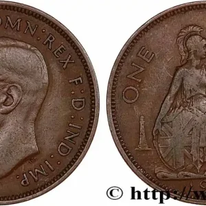 Certifié ROYAUME-UNI 1 Penny Georges VI 1937 fwo_761917 Monde