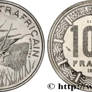 Soldes CENTRAFRIQUE Essai de 100 Francs “Empire Centrafricain” antilopes 1978 Paris fwo_761930 Monde