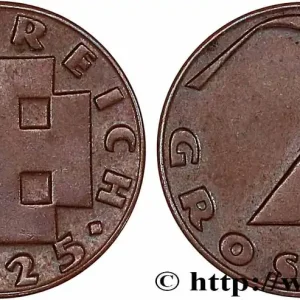 AUTRICHE 2 Groschen croix potencée 1925 fwo_762058 Monde Gros Lot