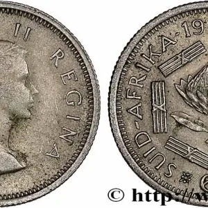 Garantie Incluse AFRIQUE DU SUD 6 Pence Elisabeth II 1960 Pretoria fwo_762093 Monde