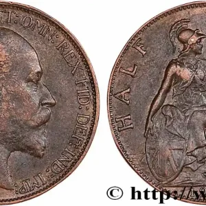 Remise ROYAUME-UNI 1/2 Penny Edouard VII 1903 fwo_762109 Monde