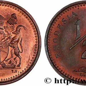 RHODÉSIE 1/2 Cent 1970 fwo_762142 Monde Achetez Aujourd’hui