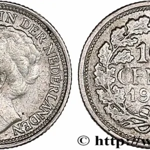 PAYS-BAS 10 Cents Reine Wilhelmine 1937 Utrecht fwo_762205 Monde Vente Directe