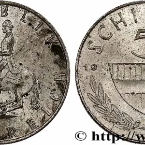 Promotion AUTRICHE 5 Schilling 1966 fwo_762566 Monde