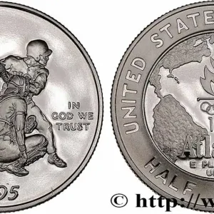 ÉTATS-UNIS D'AMÉRIQUE 1/2 Dollar Proof Centenaire des Jeux Olympiques, Base-Ball 1995 San Francisco - S fwo_759218 Monde Réduction
