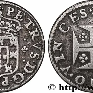 Prix Bas PORTUGAL - ROYAUME DE PORTUGAL - PIERRE PRINCE RÉGENT 1/2 Tostao n.d. Lisbonne fwo_731641 Monde