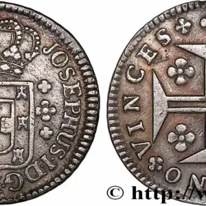PORTUGAL - ROYAUME DU PORTUGAL - JOSEPH Ier 6 Vintens (120 Reis) n.d. Lisbonne fwo_732859 Monde Jusqu’à Épuisement Des Stocks