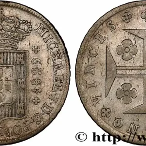 Prix Cassé PORTUGAL - ROYAUME DU PORTUGAL - MICHEL Ier 12 Vintens (240 Reis) 1829 Lisbonne fwo_734213 Monde