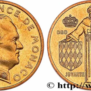 MONACO 10 Centimes Rainier III 1982 Paris fwo_586017 Monde Prix Choc