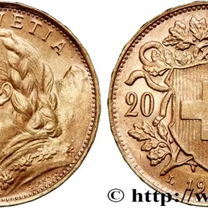 Meilleur Choix OR, PALLADIUM ET PLATINE INVESTISSEMENT 20 Francs "Vreneli" 1935 Berne fwo_735646 Monde