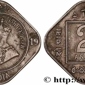 INDES BRITANNIQUES 2 Annas Georges V 1919 Calcutta fwo_760108 Monde Bon Plan